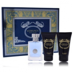 Versace pour Homme komplekt meestele (50 ml EDT + 50 ml habemeajamisj&auml;rgne palsam + 50 ml du&scaron;igeel)