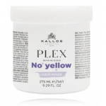 Kallos Plex No Yellow Hair Mask kollaseid toone neutraliseeriv mask blondidele / hallidele juustele - 275 ml.