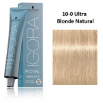 Schwarzkopf Professional Igora Royal Highlifts professionaalne juuksev&auml;rv 60 ml - 10-0 Ultra Blonde Natural