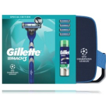 Gillette Mach3 Special Edition komplekt meestele (200 ml geel + 1 raseerija + 4 tera + kosmeetikakott) - Komplekt