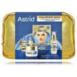 Astrid Hyaluronic Gold n&auml;okomplekt (50 ml p&auml;evakreem + 30 ml seerum + 2 silmamask + kosmeetikakott) - Komplekt
