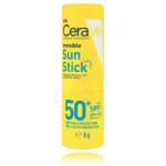 Cerave Invisible Sun Stick SPF50+ p&auml;ikesekaitsepliiats n&auml;ole / huultele / tundlikele kehapiirkondadele - 8 g.