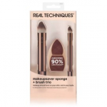Real Techniques Makeupsaver meigikomplekt (2 pintslit + 1 meigisvamm) - 1 tk.