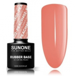 Sunone UV / LED Gel Polish Color Rubber Base h&uuml;briidaluslakk k&uuml;&uuml;ntele -  02 Base Peach