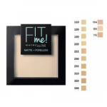 Maybelline Fit Me Matte & Poreless kompaktpuuder - 9 g. 105 Natural Ivory