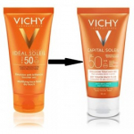 Vichy Capital Soleil SPF50 Dry Touch Face Fluid matistav p&auml;ikesekaitse - 50 ml.