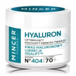 Mincer Pharma Hyaluron Lifting Face Cream 70+ No.404 poolrasvane t&otilde;stev n&auml;okreem - 50 ml.