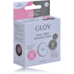 Glov Dual Fiber Reusable Cosmetic Pads korduvkasutatavad meigieemalduspadjad - 5 tk.