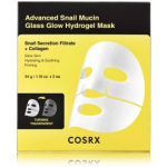 Cosrx Advanced Snail Mucin Glass Glow Hydrogel Mask lehtn&auml;omask - 3 x 34 g.