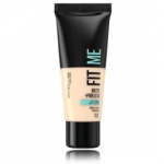 Maybelline Fit Me Matte & Poreless jumestuskreem - 100 Warm Ivory