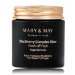 Mary & May Blackberry Complex Glow Wash Off Pack vegan kirgastav n&auml;omask - 125 g.