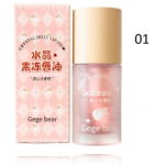 Gege Bear Crystal Jelly Lip Oi lūpų aliejus - 01 Peach