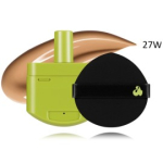 Unleashia Satin Wear Healthy-Green Cushion SPF30 jumestuskreemi t&auml;ide - 27W Peach Tan