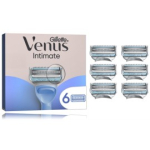 Gillette Venus Intimate Replacement Heads keičiamos skustuvo galvutės moterims - 6 tk.