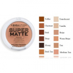 Makeup Revolution Relove Super Matte pressitud puuder - Beige