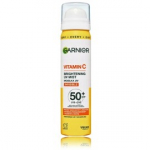 Garnier Vitamin C Brightening Mist SPF50+ s&auml;ra andev kaitsev n&auml;osprei - 75 ml.