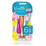 Gillette Venus Tropical &uuml;hekordselt kasutatavad raseerijad naistele - 6 tk.
