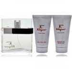 Salvatore Ferragamo F by Ferragamo komplekt meestele (100 ml EDT + 75 ml du&scaron;igeel + 75 ml habemeajamisj&auml;rgne palsam) - Komplekt