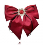 Ecarla Hair Clip With Diamonds juukseklamber - Burgundy