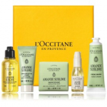 L'Occitane Almond Sublime Set kehakomplekt (30 ml k&auml;tekreem + 15 ml &otilde;li + 35 ml du&scaron;i&otilde;li + 20 ml kehakreem + 50 g seep) - Komplekt