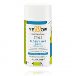 AlfaParf Milano Yellow Professional Style Glossy Wax keskmise fikseerimisega juuksevaha - 100 ml.
