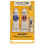 L'Occitane Shea Travel Must-Haves komplekt (k&auml;tekreem 30 ml + jalakreem 30 ml + huulepalsam 4,5 g) - 1 tk.