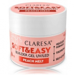 Claresa Soft & Easy Builder Gel UV / LED geel k&uuml;&uuml;nte pikendamiseks - Peach Melt 12 g.
