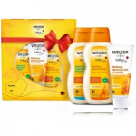 Weleda Calendula Baby komplekt (vannipiim 200ml. + keha&otilde;li 200ml. + &auml;rritusevastane kreem 75ml.) - 1 tk.