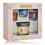 Yankee Candle Sakura Blossom Festival komplekt (3 x 37 g l&otilde;hnak&uuml;&uuml;nal + 121 g l&otilde;hnak&uuml;&uuml;nal) - Rinkinys be pakuotės/pažeista pakuotė