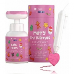 HiSkin Kids Merry Christmas Pink komplekt lastele (300ml pesuvaht + 3D-pliiats) - 1 tk.