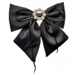 Ecarla Hair Clip With Diamonds juukseklamber - Black