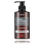 Kundal Honey & Macadamia Shampoo White Musk &scaron;ampoon k&otilde;ikidele juukset&uuml;&uuml;pidele - 500 ml.