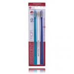 Swissdent Profi Whitening pehmed hambaharjad 3 tk. - Turquoise/White/Dark Blue