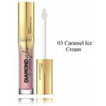 Eveline Diamond Glow Lip Luminizer huulel&auml;ige 4,5 ml. - 03 Caramel Ice Cream