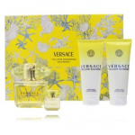 Versace Yellow Diamond komplekt naistele (90 ml EDT + 5 ml EDT +100 ml kehakreem + 100 ml du&scaron;igeel)
