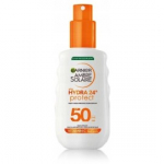 Garnier Ambre Solaire Hydra 24 Protect SPF50 p&auml;ikesekaitsesprei - 150 ml.