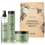 Lakme Teknia Organic Balance juuksehoolduskomplekt (&scaron;ampoon 300 ml + palsam 250 ml + &otilde;li 200 ml) - 1 tk.