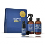 Steve's No Bull***t Hair Styling Box komplekt juustele (250 ml &scaron;ampoon + 35 ml soenguvahend + 250 ml sprei) - 1 tk.