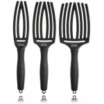 Olivia Garden Fingerbrush Combo Full Black juuksehari - Small