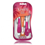 Gillette Venus Smooth Miami &uuml;hekordselt kasutatavad raseerijad naistele - 3 tk.
