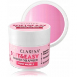 Claresa Soft & Easy Builder Gel UV / LED geel k&uuml;&uuml;nte pikendamiseks - Pink Waffle 45 g.