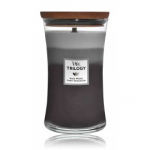 WoodWick Trilogy Warm Woods l&otilde;hnak&uuml;&uuml;nal - 609,5 g.