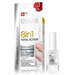 Eveline 8in1 Silver Shine Nail Therapy k&uuml;&uuml;nte tugevdaja - 12 ml.