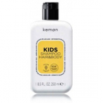 Kemon Kids Shampoo Hair & Body &otilde;rn juuste ja kehapesuvahend lastele - 250 ml.