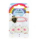 Invisibobble Snap Clip Kids Happy Spring Bee klambrid lastele - 2 tk.