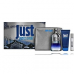 Roberto Cavalli Just Cavalli Him komplekt meestele (90 ml EDT + du&scaron;igeel 100 ml + EDT 15 ml + kosmeetikakott) - 1 tk.