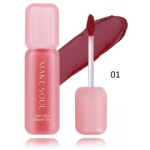 Make Soul Soft Airy Velvet Tint vedel matt huulepulk - 01 Soul Red