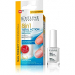 Eveline Nail Therapy 8in1 Total Action k&uuml;&uuml;nte tugevdaja - 12 ml.