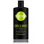 Syoss Curls & Waves &scaron;ampoon laines ja lokkis juustele - 440 ml.