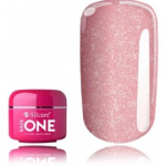 Silcare Base One UV Gel Builder geel k&uuml;&uuml;nte pikendamiseks - Shimmer Misty Rose 50g